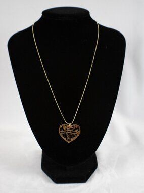Talisa Gold Heart Pendant Necklace - Elegant Women's Jewelry map of Orlando